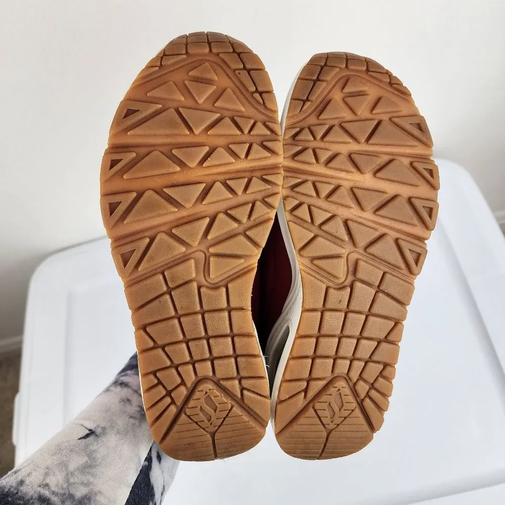 Skechers Women's Red Sneakers Size 6 Memory Foam Athletic Walking Shoes - Picture 7 of 15